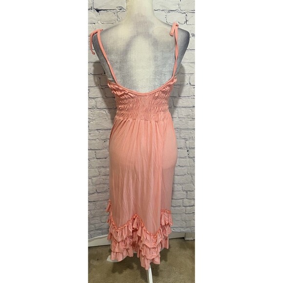 Everweekend Girls Boho Maxi Dress, Flower Girl Flowy Ruffle Swing Twirly 10T - Picture 4 of 7